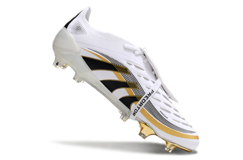 ADIDAS PREDATOR 25 FT ELITE CAMPO "TEAMGEIST" - BRANCA E DOURADA