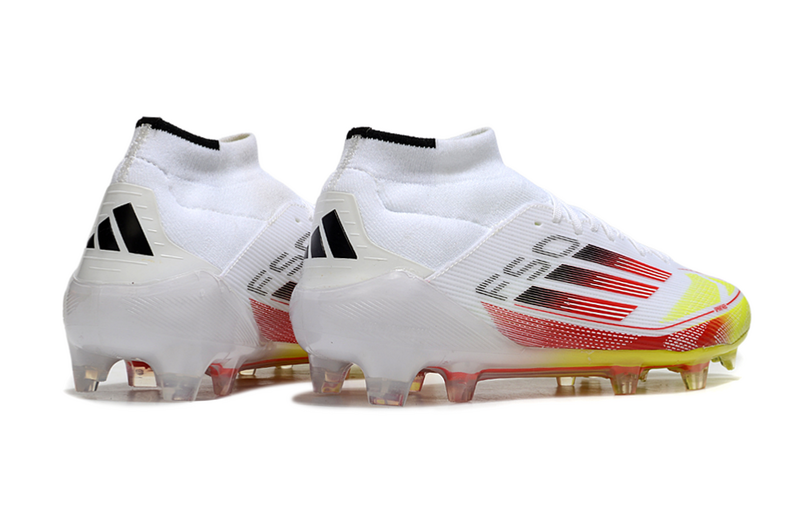ADIDAS F50.1 MID ELITE CAMPO - BRANCA E VERMELHA