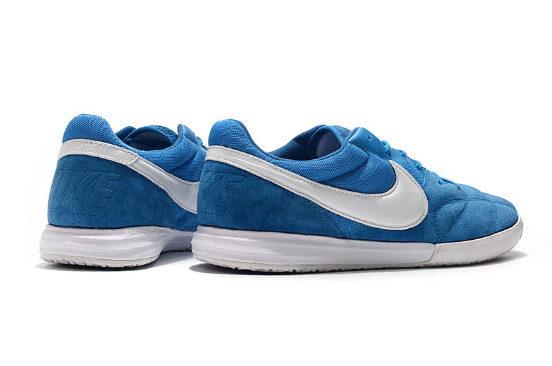 CHUTEIRA NIKE PREMIER II SALA FUTSAL - AZUL E BRANCA