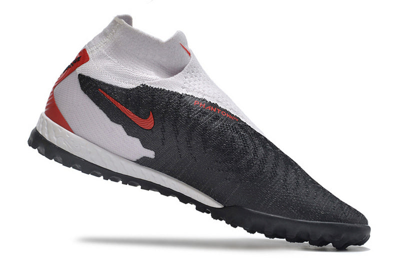 CHUTEIRA NIKE PHANTOM GX DYNAMIC FIT ELITE SOCIETY - PRETA, BRANCA E VERMELHA