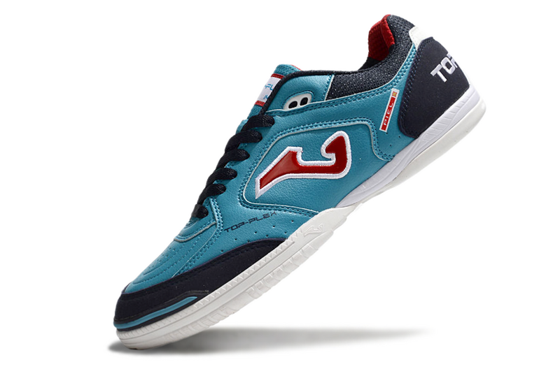 CHUTEIRA JOMA TOP FLEX FUTSAL - AZUL E PRETA