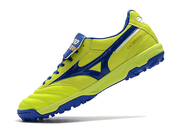 CHUTEIRA MIZUNO MORELIA II SOCIETY - AMARELA E AZUL