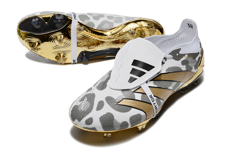 ADIDAS PREDATOR 24 FT ELITE CAMPO "GENERATION PRED 2.0" - BRANCA E DOURADA