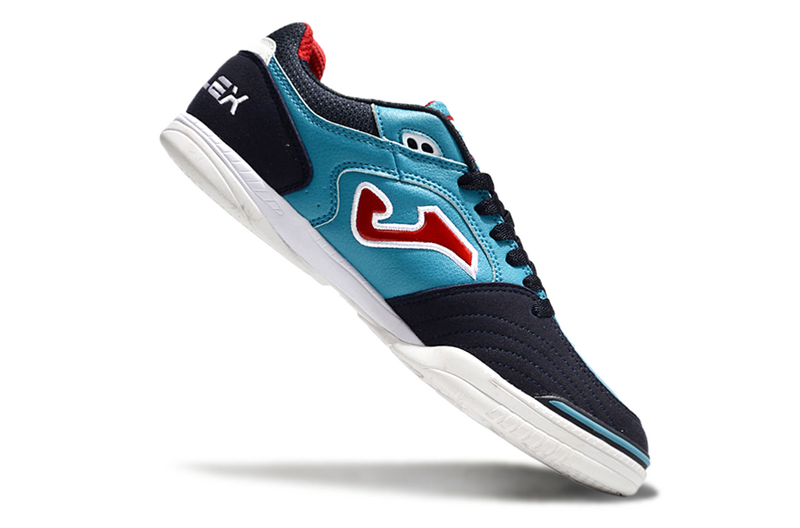 CHUTEIRA JOMA TOP FLEX FUTSAL - AZUL E PRETA