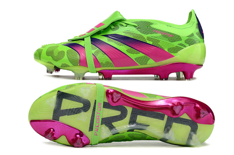 ADIDAS PREDATOR 24 FT ELITE CAMPO - VERDE E ROSA