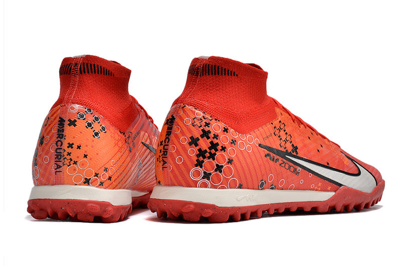 CHUTEIRA NIKE MERCURIAL AIR ZOOM SUPERFLY 9 ELITE SOCIETY "DREAM SPEED 7" - VERMELHA