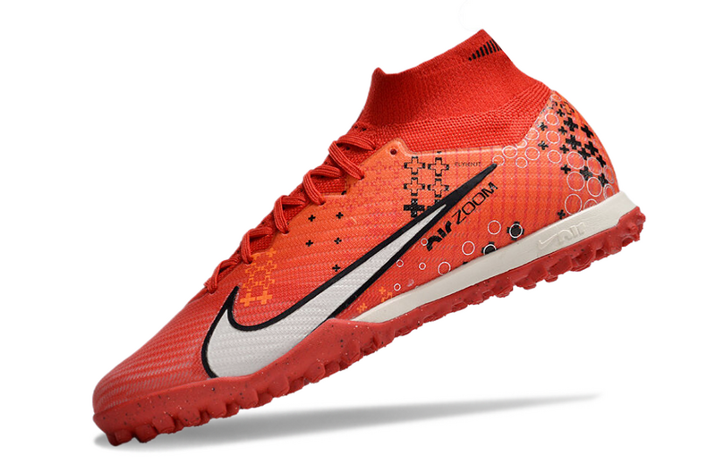 CHUTEIRA NIKE MERCURIAL AIR ZOOM SUPERFLY 9 ELITE SOCIETY "DREAM SPEED 7" - VERMELHA