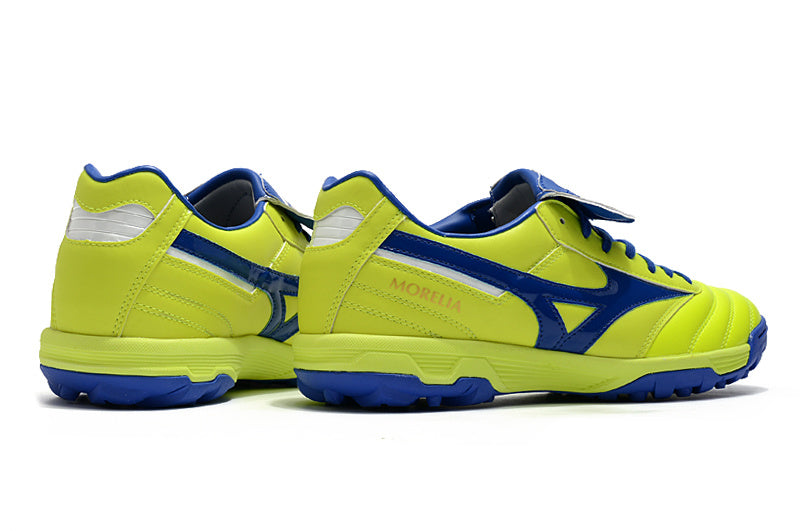 CHUTEIRA MIZUNO MORELIA II SOCIETY - AMARELA E AZUL