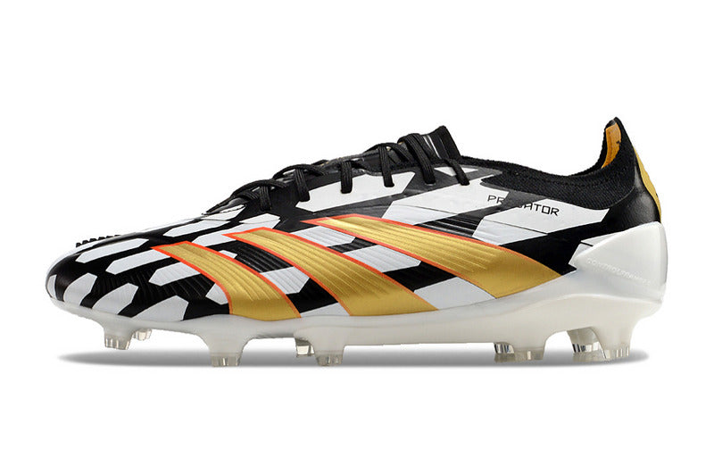 ADIDAS PREDATOR 24 ELITE CAMPO - PRETA E BRANCA