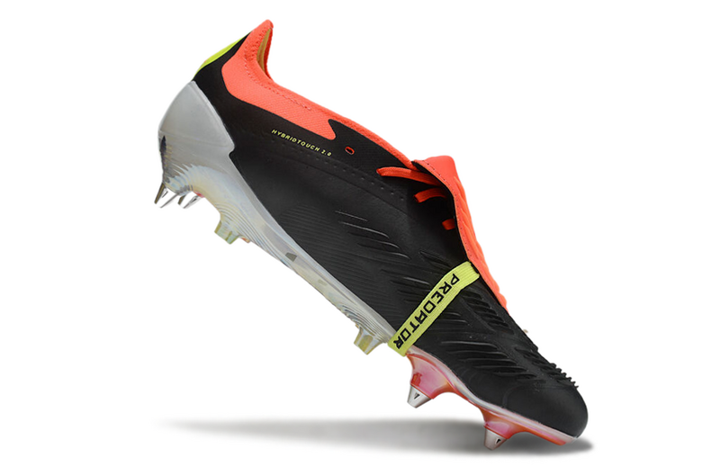 ADIDAS PREDATOR 24 FT ELITE TRAVA MISTA "SOLAR ENERGY" - PRETA E LARANJA