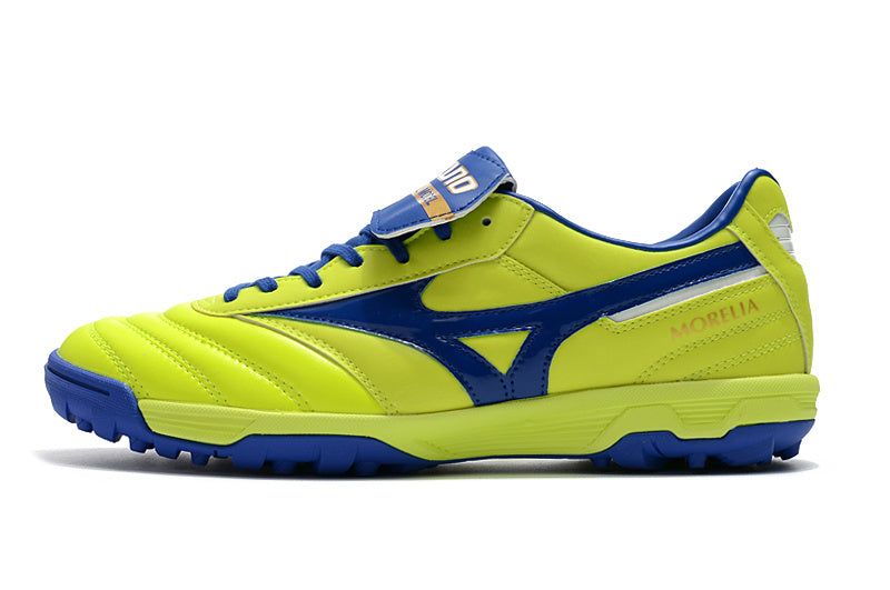 CHUTEIRA MIZUNO MORELIA II SOCIETY - AMARELA E AZUL