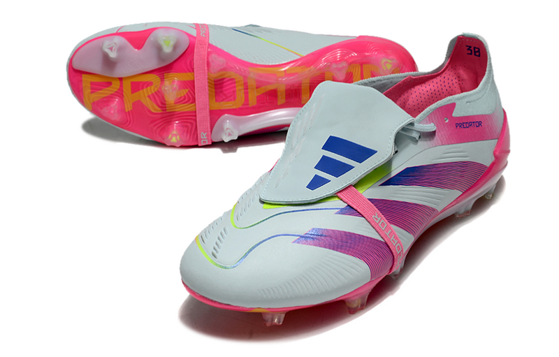 ADIDAS PREDATOR 24 FT ELITE CAMPO "STELLAR ICON" - BRANCA E ROSA