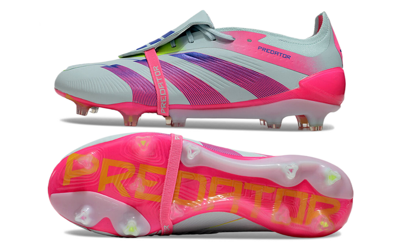 ADIDAS PREDATOR 24 FT ELITE CAMPO "STELLAR ICON" - BRANCA E ROSA