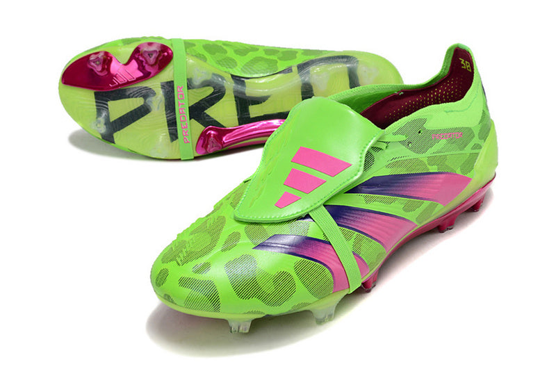 ADIDAS PREDATOR 24 FT ELITE CAMPO - VERDE E ROSA