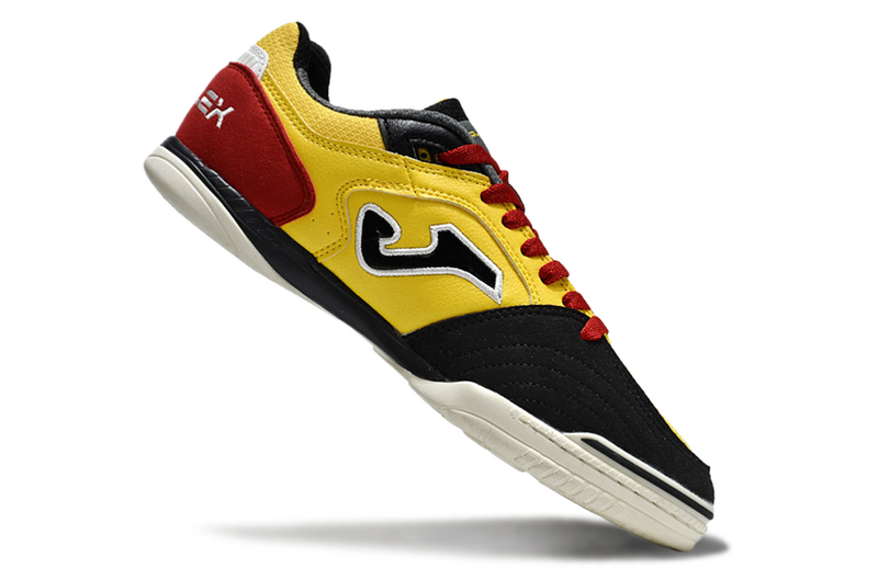 CHUTEIRA JOMA TOP FLEX FUTSAL - AMARELA E VERMELHA