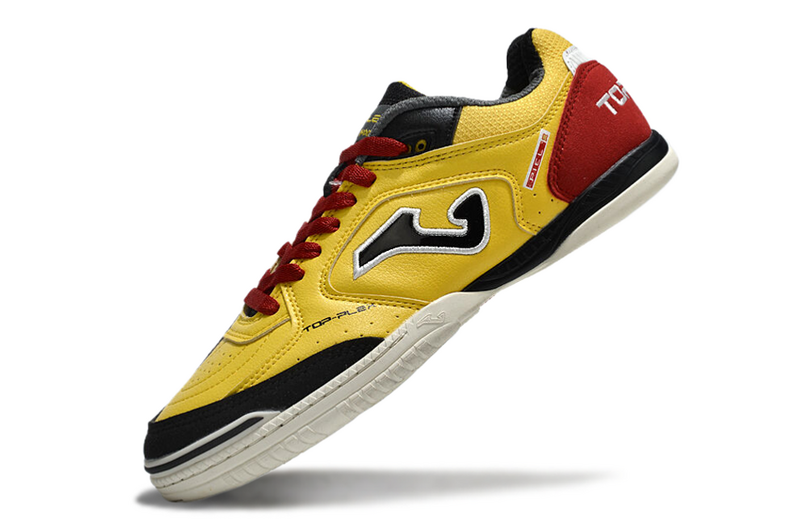 CHUTEIRA JOMA TOP FLEX FUTSAL - AMARELA E VERMELHA