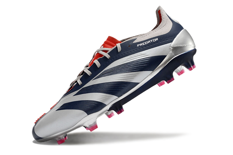 ADIDAS PREDATOR 24 ELITE CAMPO "ROTEIRO" - PRATA E AZUL