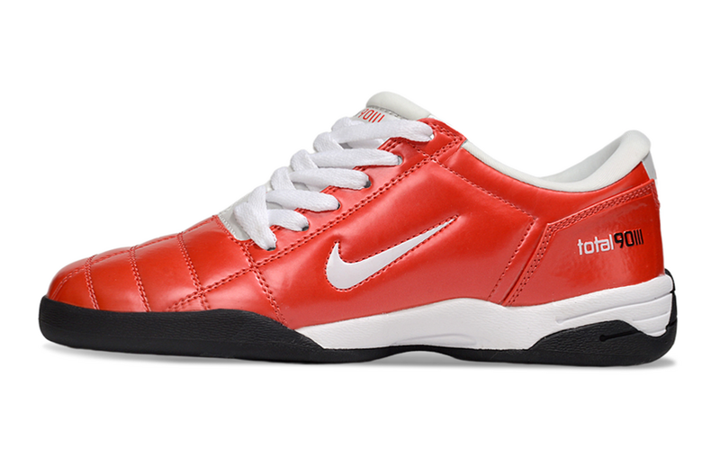 CHUTEIRA NIKE TOTAL 90 III FUTSAL - VERMELHA E BRANCA