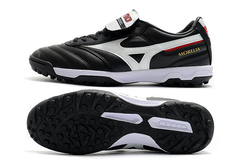 CHUTEIRA MIZUNO MORELIA II SOCIETY - PRETA E BRANCA