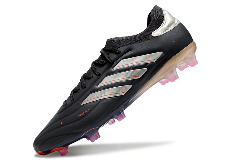 CHUTEIRA ADIDAS COPA PURE II CAMPO "VIVID HORIZON" PRETA E PRATA