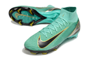 CHUTEIRA NIKE AIR ZOOM MERCURIAL SUPERFLY 10 ELITE CAMPO - VERDE E PRETA