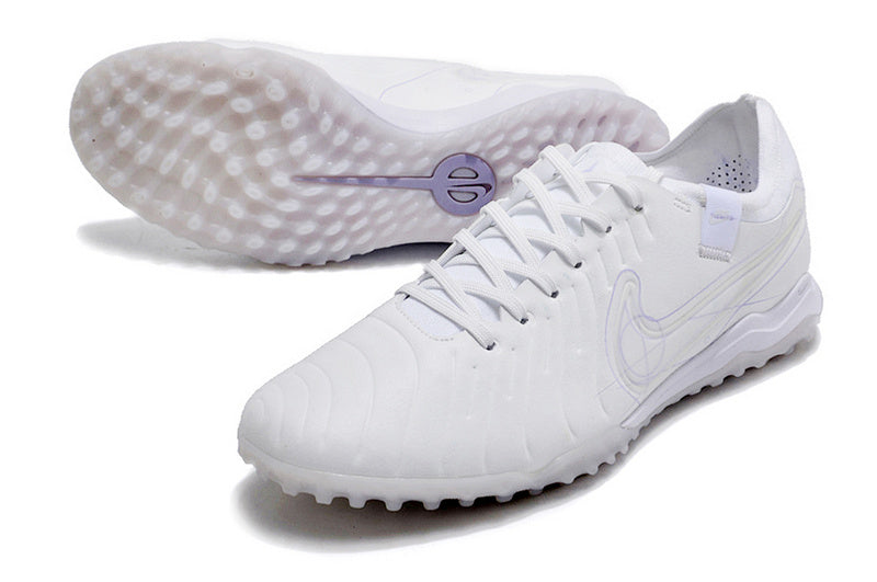 CHUTEIRA NIKE TIEMPO LEGEND 10 SOCIETY "WHITEOUT SPECIAL" - BRANCA