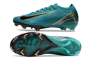 CHUTEIRA NIKE AIR ZOOM MERCURIAL VAPOR 16 ELITE CAMPO - VERDE E DOURADA
