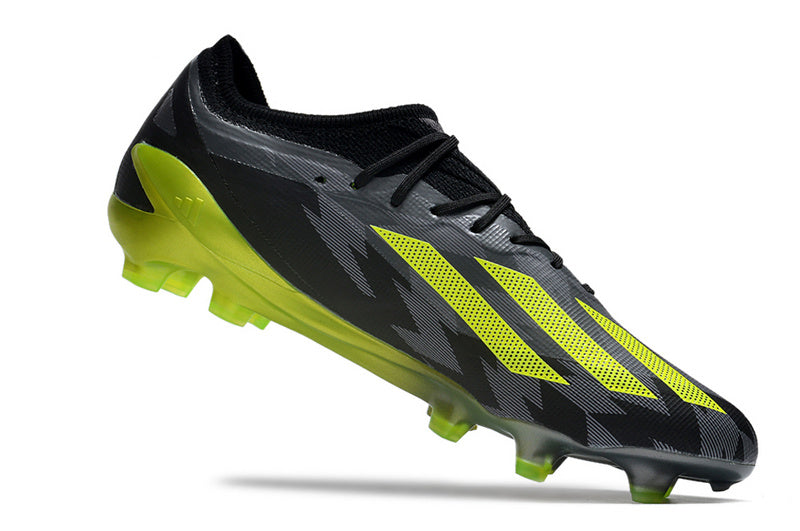 CHUTEIRA ADIDAS X CRAZYFAST.1 CAMPO "CRAZYCHARGED" - PRETA E VERDE