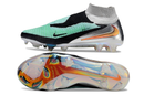 CHUTEIRA NIKE PHANTOM 6 HIGH ELITE CAMPO - VERDE E PRETA