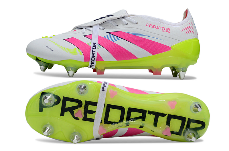ADIDAS PREDATOR 25 FT ELITE TRAVA MISTA "CELESTIAL VICTORY" - BRANCA E ROSA