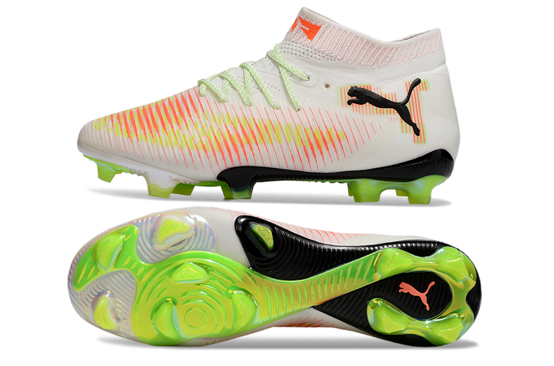 CHUTEIRA PUMA FUTURE 8 ULTIMATE CAMPO - BRANCA E VERDE