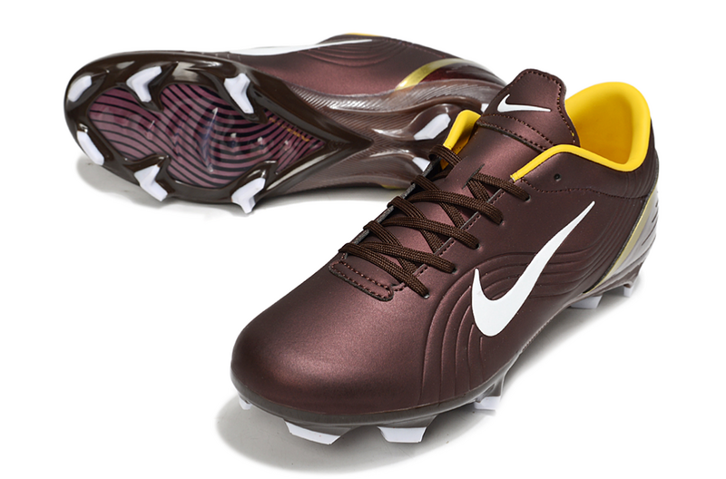 CHUTEIRA NIKE AIR ZOOM MERCURIAL VAPOR 1 ELITE CAMPO "DARK CINDER CR7" - MARROM