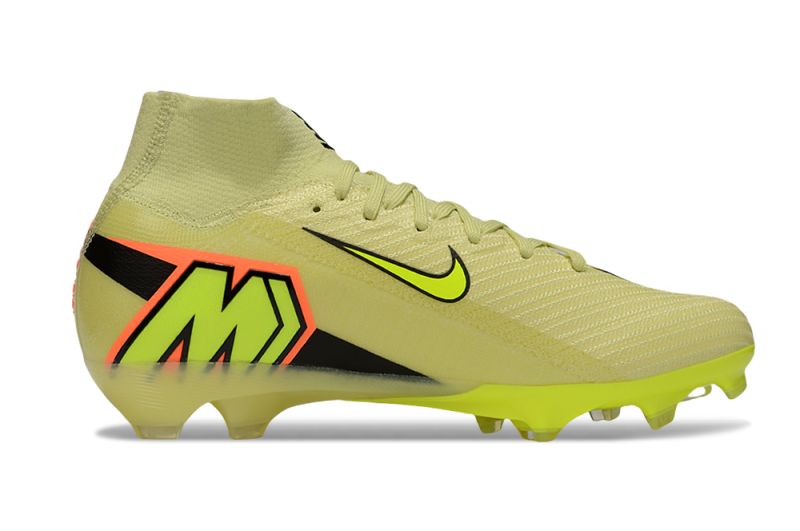 CHUTEIRA NIKE AIR ZOOM MERCURIAL SUPERFLY 10 ELITE CAMPO "MAX VOLTAGE" - AMARELA E VERDE