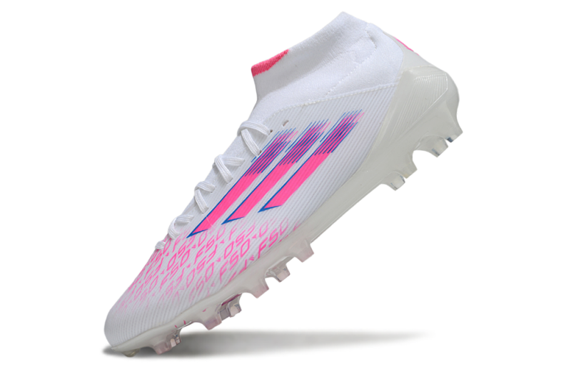 ADIDAS F50.1 MID ELITE CAMPO - BRANCA E ROSA