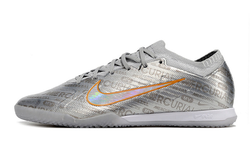 CHUTEIRA NIKE AIR ZOOM MERCURIAL VAPOR 15 ELITE FUTSAL "ANNIVERSARY" - PRATA