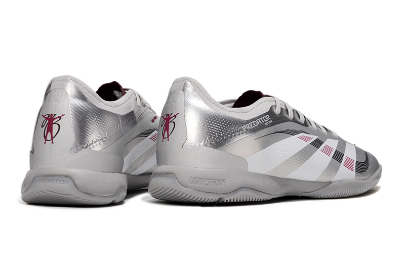 CHUTEIRA ADIDAS PREDATOR 25 BELLINGHAM ELITE FUTSAL "CHROME DREAM" - PRATA