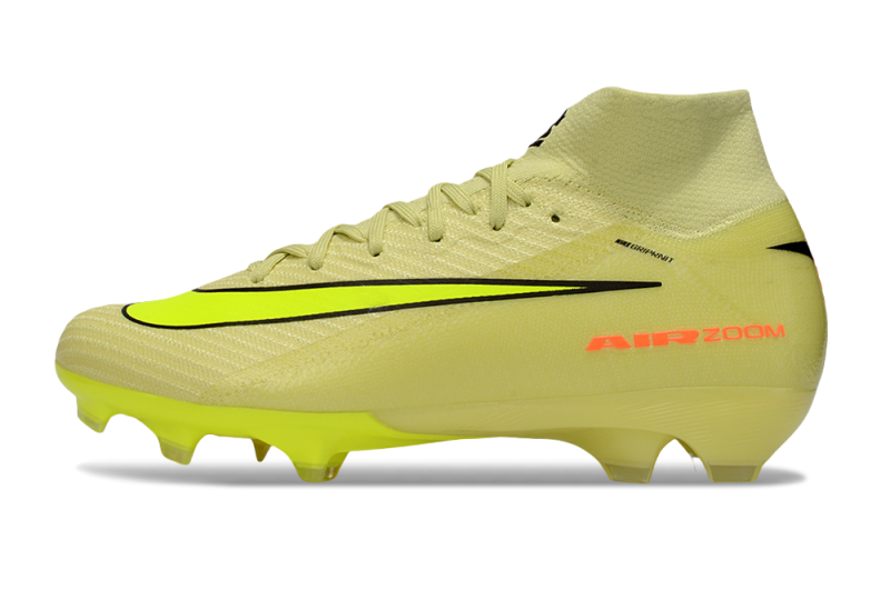 CHUTEIRA NIKE AIR ZOOM MERCURIAL SUPERFLY 10 ELITE CAMPO "MAX VOLTAGE" - AMARELA E VERDE