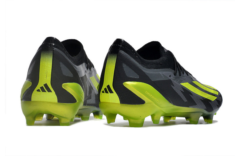 CHUTEIRA ADIDAS X CRAZYFAST.1 CAMPO "CRAZYCHARGED" - PRETA E VERDE