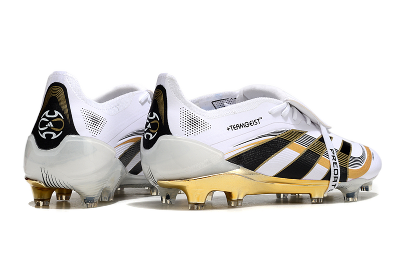 ADIDAS PREDATOR 25 FT ELITE CAMPO "TEAMGEIST" - BRANCA E DOURADA