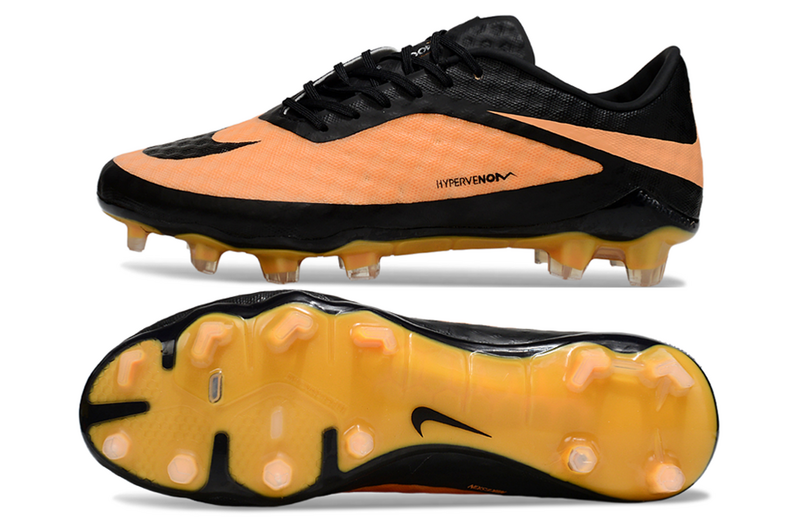 CHUTEIRA NIKE HYPERVENOM SE ELITE CAMPO - LARANJA E PRETA