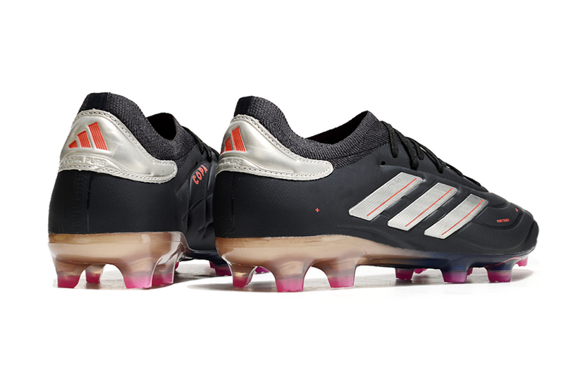 CHUTEIRA ADIDAS COPA PURE II CAMPO "VIVID HORIZON" PRETA E PRATA