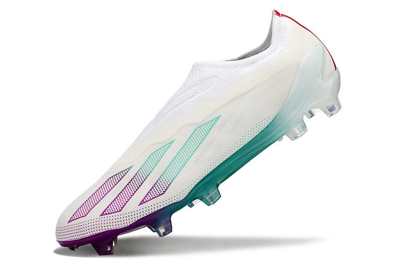 CHUTEIRA ADIDAS X CRAZYFAST+ CAMPO - BRANCA E COLORIDA