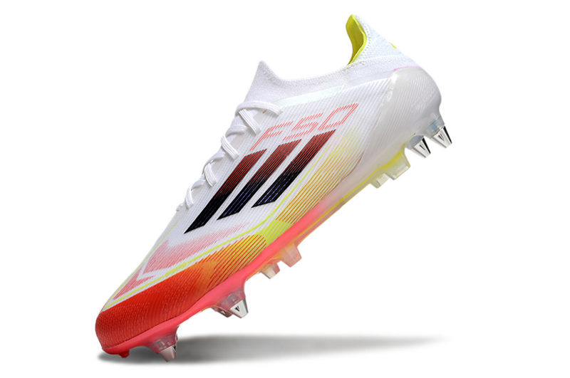 ADIDAS F50.1 ELITE TRAVA MISTA - BRANCA E COLORIDA