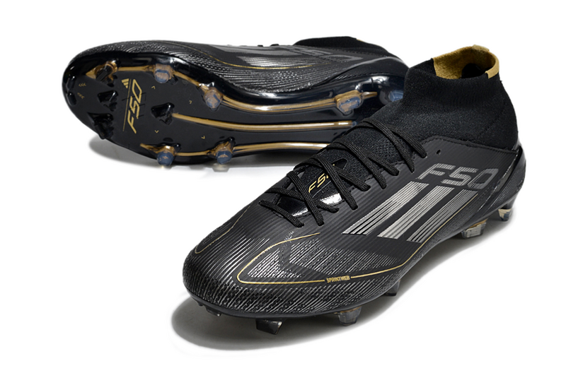 ADIDAS F50.1 MID ELITE CAMPO - PRETA