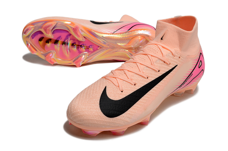 CHUTEIRA NIKE AIR ZOOM MERCURIAL SUPERFLY 10 ELITE CAMPO - ROSA E PRETA