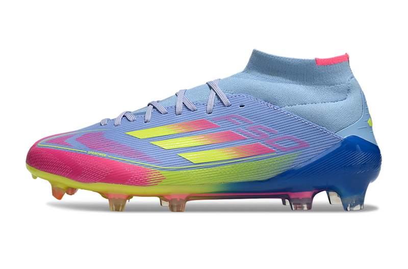 ADIDAS F50.1 MID ELITE CAMPO "CELESTIAL VICTORY" - AZUL E COLORIDA
