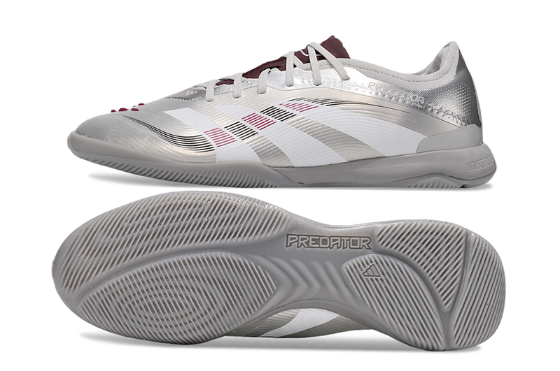 CHUTEIRA ADIDAS PREDATOR 25 BELLINGHAM ELITE FUTSAL "CHROME DREAM" - PRATA