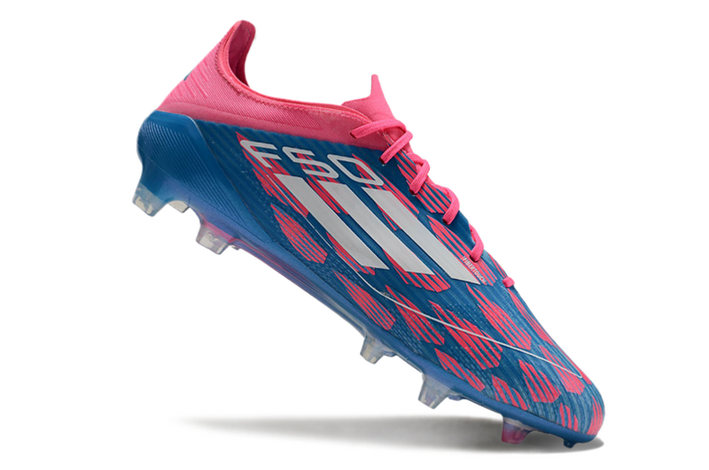 CHUTEIRA ADIDAS F50 ELITE CAMPO "REEMERGENCE" - AZUL E ROSA