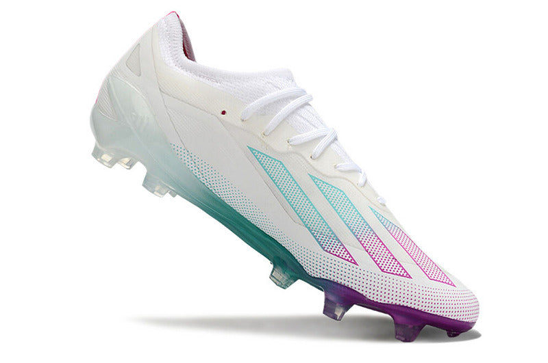 CHUTEIRA ADIDAS X CRAZYFAST.1 CAMPO - BRANCA E COLORIDA
