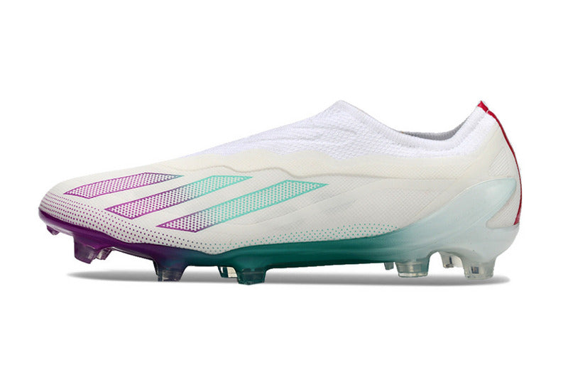 CHUTEIRA ADIDAS X CRAZYFAST+ CAMPO - BRANCA E COLORIDA